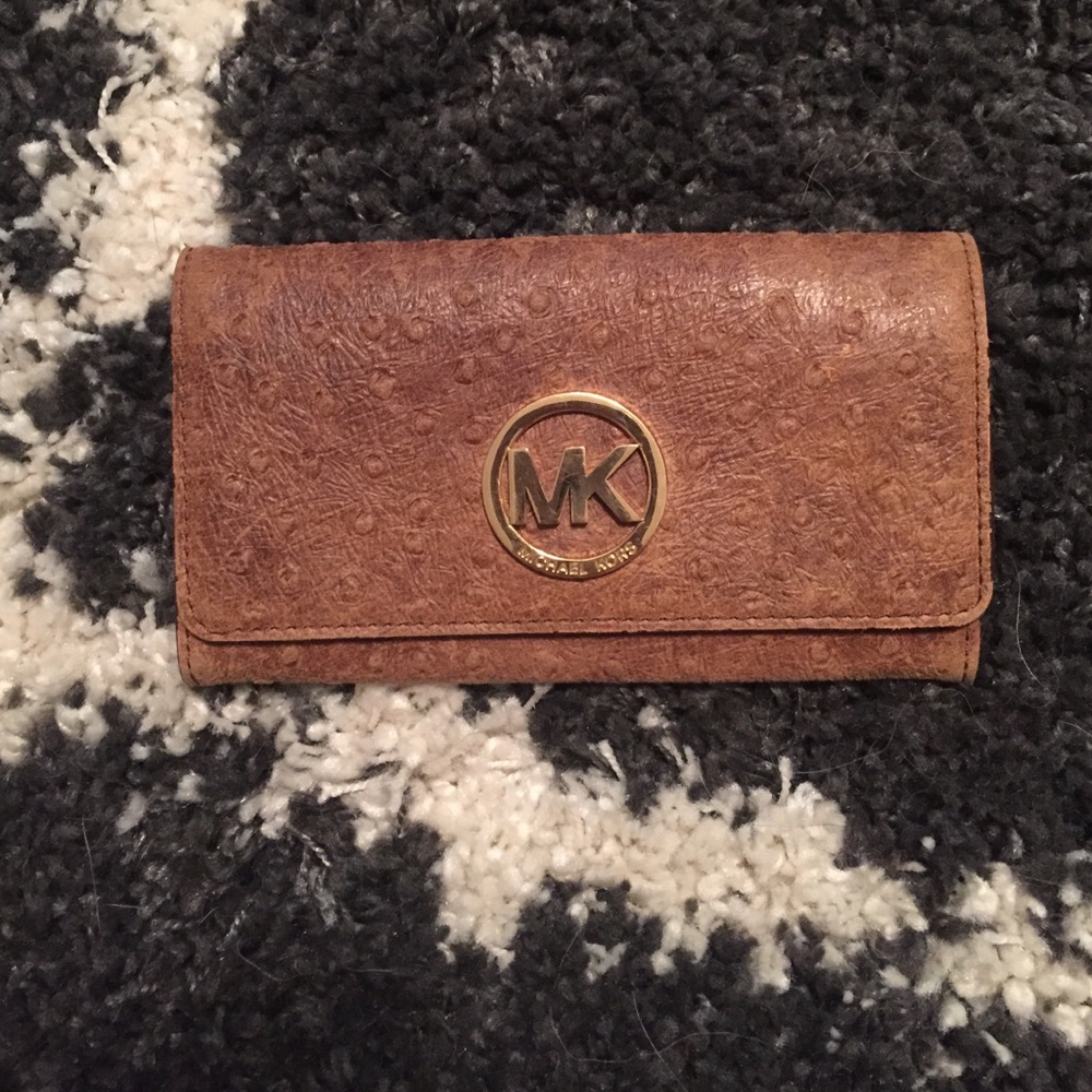 Tan Michael kors wallet